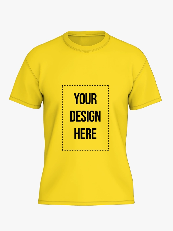 Custom T shirt Yellow