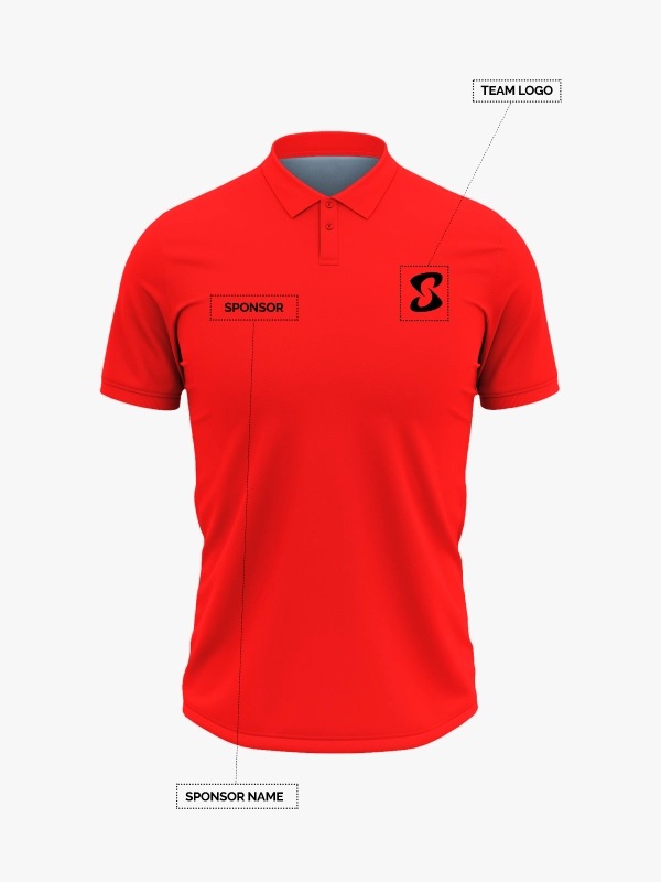 Custom Polo Red