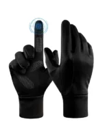 Winter Gloves for Men Women Black