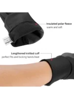 Winter Gloves for Men Women Black