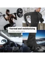 Winter Gloves for Men Women Black