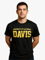 University of California Davis Black T-Shirt - Image 2